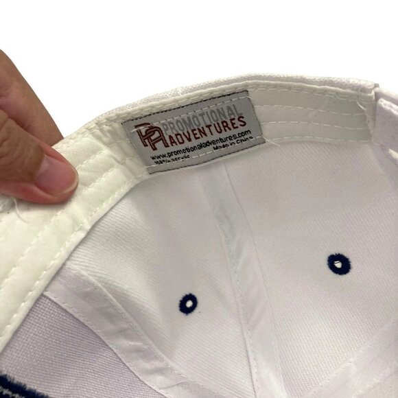 Columbia Fireflies Baseball Cap COLA Embroidered Blue White Strapback - Picture 4 of 8